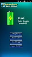 Battery Charger Saver: Cleaner Affiche