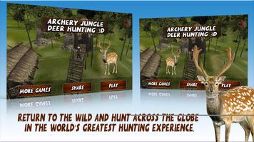 Archery Jungle Deer Hunting 3D plakat