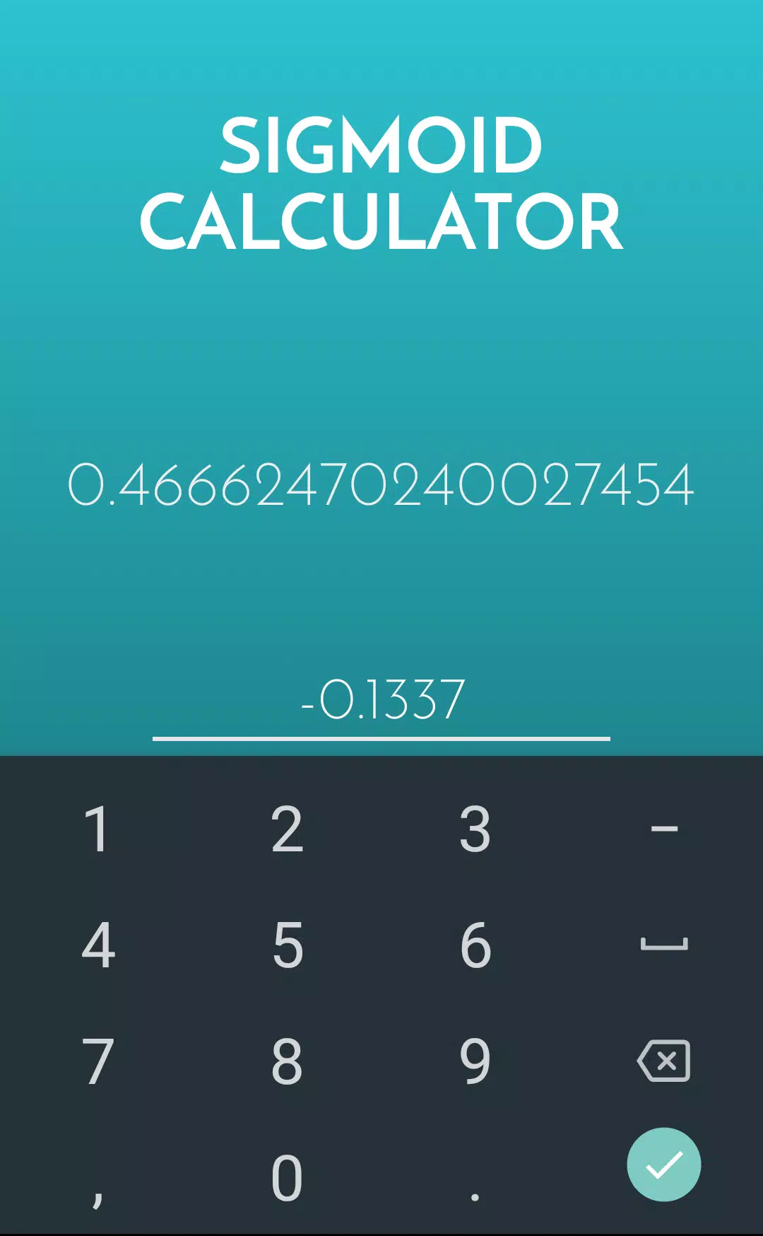 Sigmoid Calculator APK for Android Download