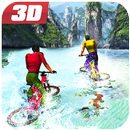 Water Surfer: Bicycle Rider Stunts Race Simulator APK