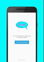 Poster Chat Meet Tagged talk app