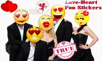 Love & Hearts Fun Stickers اسکرین شاٹ 2