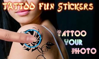 Tattoo Photo Stickers постер