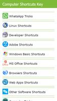 Computer And Mobile Shortcut Keys-poster