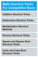 Math Shortcut Tricks Competitive Exam - 2018 پوسٹر