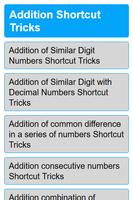 برنامه‌نما Math Shortcut Tricks Competitive Exam - 2018 عکس از صفحه