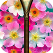 Floral Zipper Lock Screen
