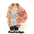 Floral cardigans