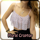 Floral Croptop icône