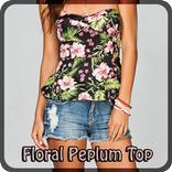 Floral Peplum Top