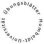 Übungsblätter HU-Berlin 2015 ikona