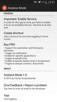 Airplane Mode Shortcut Affiche