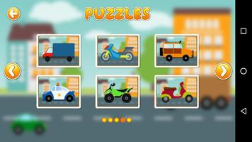 Puzzles for Kids - Cars Ekran Görüntüsü 2