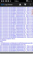 Log File Viewer Lite Affiche