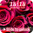 Icona Roses Flowers Spring Lock Scre