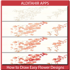How to draw Easy Flower Designs أيقونة