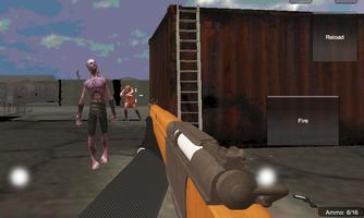 Zombie Shooter  For Dollars 3D capture d'écran 3