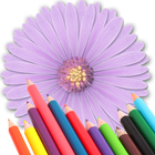 FLOWER Coloring Book Pages FREE ikon