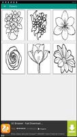 FLOWER Coloring Book Pages FREE screenshot 1