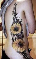 Flower Tattoo Design poster