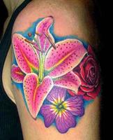 Flower Tattoo Design screenshot 1