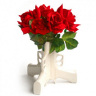 flower vase design icône