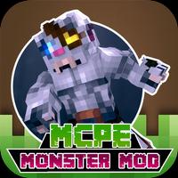 MODS DANGER MONSTER For MCPE پوسٹر