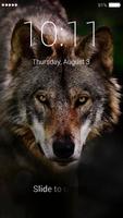 Wolf Lock Screen Affiche