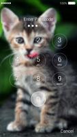 Kitten Lock Screen captura de pantalla 1