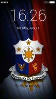 Philippines Flag Lock Screen Ekran Görüntüsü 3
