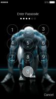 Robot Lock Screen اسکرین شاٹ 2