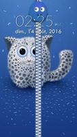 Fluffy Zipper Screen Lock 2016 poster