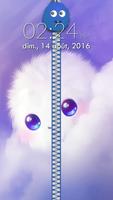 Fluffy Zipper Screen Lock 2016 capture d'écran 3