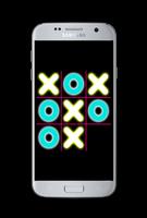 Tic Tac Toe Glow Affiche