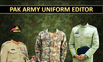 Pak Army Suit Photo Editor - Uniform Changer 2018 Affiche