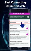 Super Speed VPN-Super VPN Proxy Unblock Master capture d'écran 1