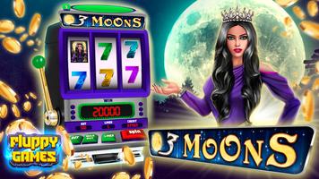 3 Moons Casino Slots plakat