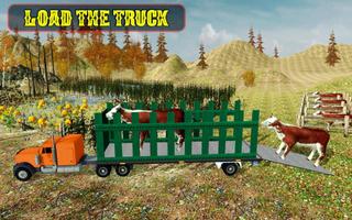 Zoo Animals Cargo Delivery 3D Affiche