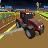 Blocky Tractor Flying Sim