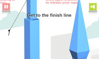 Stickman Fly Rope Action screenshot 1