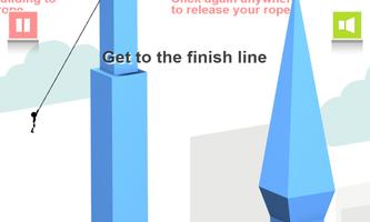 Stickman Fly Rope Action screenshot 2