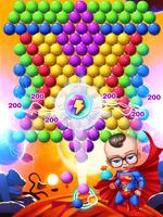 super hero baby bubble shooter poster