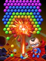 2 Schermata super hero baby bubble shooter