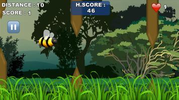 Flappy Bee: Fly Bee Fly capture d'écran 1