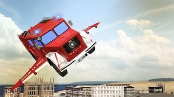 Flying Firefighter Truck 2016 poster