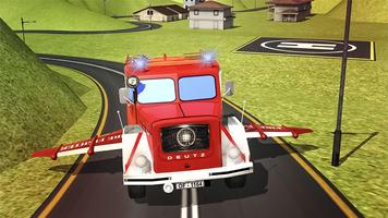 Flying Firefighter Truck 2016 screenshot 2