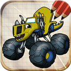 Easy Draw Blaze Monster Machines иконка