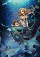 Fantasy Mermaid Wallpaper Affiche