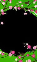 Photo Frame Sakura Flower Cartaz
