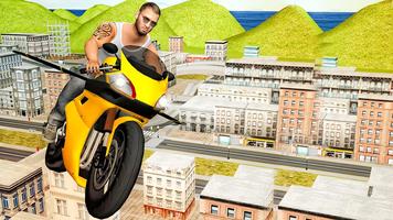 Flying Moto Racer 3d screenshot 1